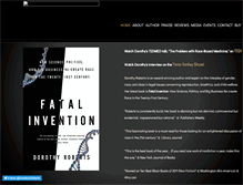 Tablet Screenshot of fatalinvention.com